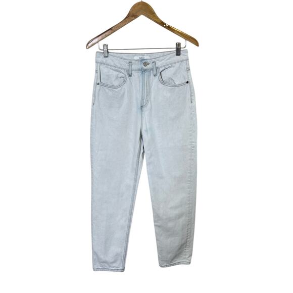 BA&SH Lady Pants Jeans Washed Out Slouchy Straight Light Wash Women’s Size 1 / S - Picture 2 of 9